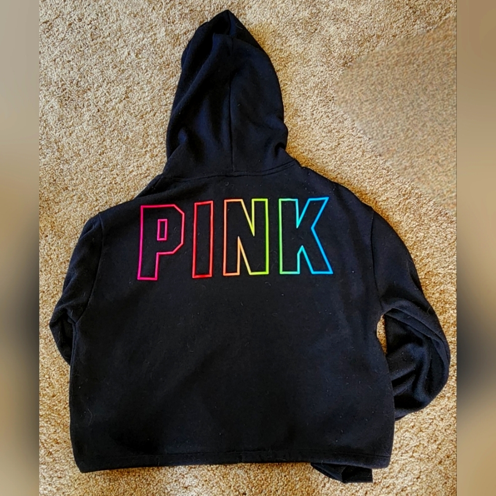 Victoria's Secret Pink cropped sweatshirt